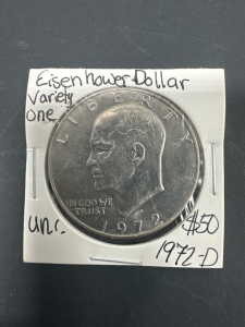 Eisenhower Dollar Variety One (1972-D)