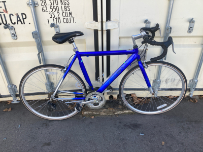 Blue GMC Bike