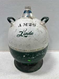 Vintage Linde Type LD-25 Liquified Gas Container