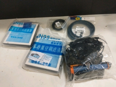 Pool Pump Parts, Toyota Cabin Filters, Vacuum Cleaner Parts and More (2) Boxes Amazon Overstock