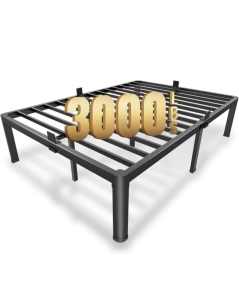 Full Size Bed Frame 14" High Black