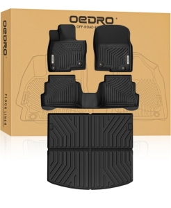 Mazda CX5 2017-2025 Set Floor Mats Cargo Mat Black