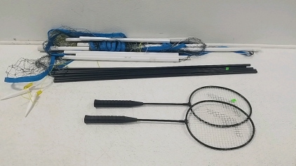 Tennis Racquets and Net set