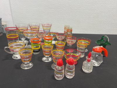 Assorted Kitchen Cups, Salt and Pepper Shaker, Shot Glasses and more!