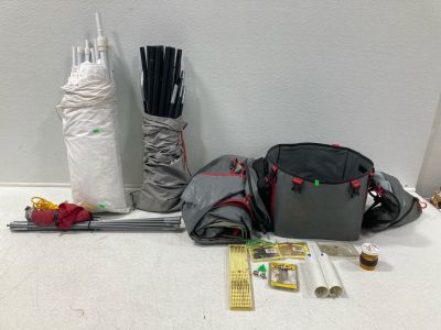 (2) Tents & Fishing Equipment