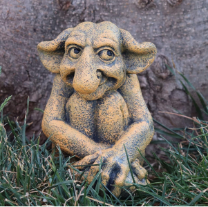 (2) Gargoyle Sculpture, Brand New, Outdoor Garden Ornament