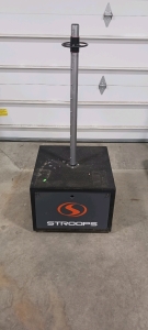 (1) Stroops Resistance Band Anchor Station - Floor Mounted w/ Wheels