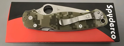 Spyderco CPM S30V Pocket Knife- New In Box