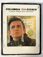 (3) Vintage Johnny Cash 8-Track Tapes - 4
