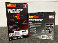 Ever start Battery Charger/ Maintainer and Power Inverter - 4