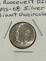 1946 Brilliant Uncirculated Roosevelt Dime MS-68 - 2