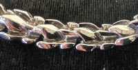 Dragon Scale Link Silver Tone Bracelet - 2