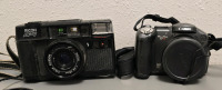 Canon PowerPoint & Ricoh AF-7 Cameras