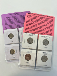 Brilliant Uncirculated Roosevelt Dimes and Westward Journey Nickel Series