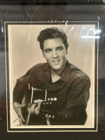 Framed Elvis Presley Memoribilia - 2