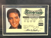 Framed Elvis Presley Memoribilia - 4