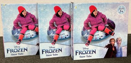 (3) Disney Frozen Snow Tubes