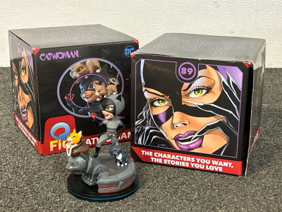(2) DC Catwoman Collectible Figurines