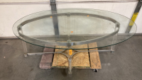 Glass Table, lamp - 2