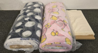 (3) Bundles Of Blanket Fabric