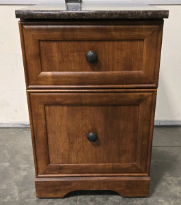Wood Rolling Office Filing/Storage Cabinet