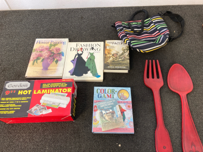 Books and laminator