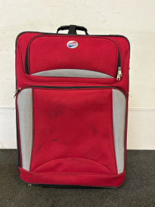 Red American Express Suitcase