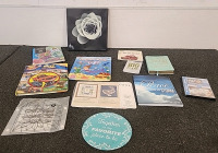 Various Children's Books.. Motivational Books .. and a Stitching Kit..