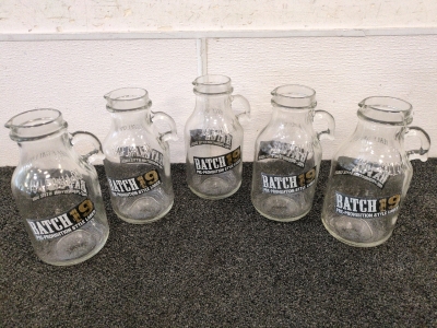 (5) Batch 19 Beer Pitchers