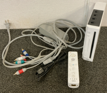 Wii with Controller and Cables