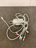 Wii with Controller and Cables - 4