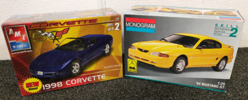 Corvette and Mustang Car Models