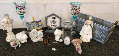 Beautiful Vases, Clock, and More