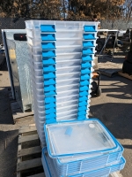 (20) Storage Totes with Lids - 2