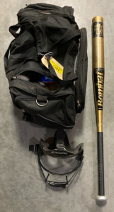 Softball Gear (Includes: Bat, 15+ Balls, & Face Covering)