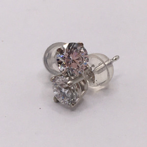 14k Lab Diamond Earrings (1.04 ct TW)