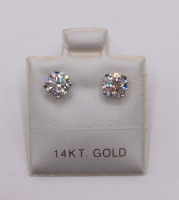 14k Lab Diamond Earrings (1.04 ct TW) - 3