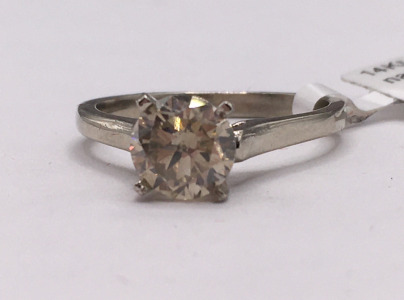 14K Natural Diamond Ring (size 4.5)