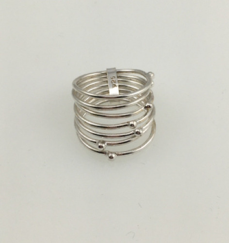 Silver Conjoined .925 Ring Set