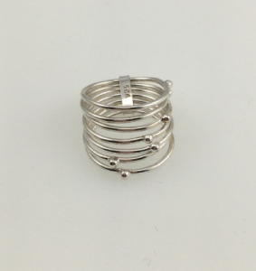 Silver Conjoined .925 Ring Set
