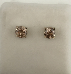 14K Natural Diamond Stud Earrings (1.22ct TW)