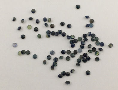 Genuine Sapphire Gemstones 1.8mm App 2.5ct