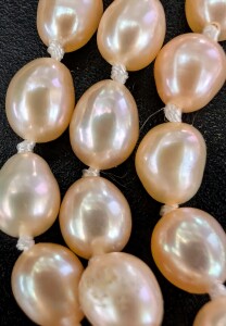 $650 Silver Fresh Water Pearl 17" Necklace