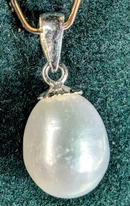 Silver Genuine Culture Pearl Pendant