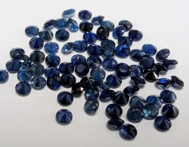 $200 Natural Sapphire 2-2.2Mm App 2.5Ct