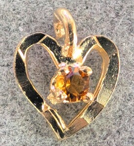 $40 10K 0.36G Cz Pendant