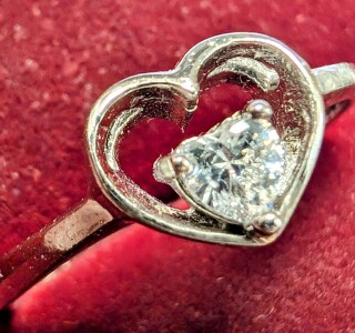 Silver Heart Ring
