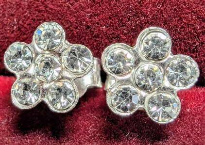 Silver Cz Earrings