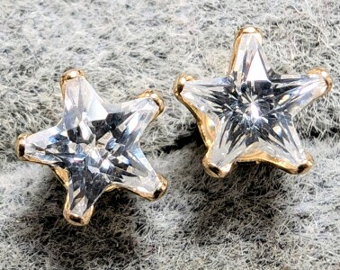 $120 14K Cz Earrings