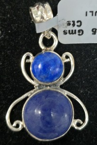 $200 Silver Lapis 3.9Ct Pendant